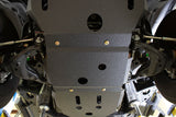 Kentrol/Fishbone Offroad 2016-2023 Tacoma Complete Underbelly Skid Plates 2Stage Black Textured Powder Coat 3/16" Plated