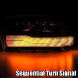 AlphaRex Projector Headlights Plank Style Design Black - 880593 - image 4