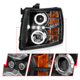 ANZO USA - Projector Headlight Set w/Halo - 111200