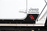 Kentrol/Fishbone Offroad 2020+ Gladiator Scale Armor Gloss Black Powder Coat 3/16" Steel