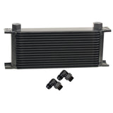 Derale 16 Row Series 10000 Stack Plate Oil Fluid Cooler, 90 degree swivel -8AN (51680)