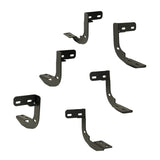 Raptor Series 6" OEM Style Running Boards Black Textured Aluminum - 1702-0051BT