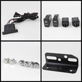 Spyder Fog Lights w/ LED Daytime Running Lights and Switch - Black - image 3