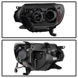 Spyder Projector Headlights - Light Bar DRL - Smoke (5081728) - image 2