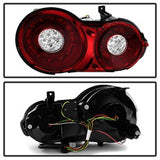 Spyder LED Tail Lights - Red Clear (5082008) - image 2