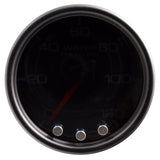 GAUGE, WATER PRESS, 2 1/16", 120PSI, STEPPER MTR W/PK & WRN, BLK/SMOKE/BLK, SPEK