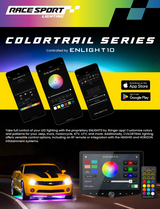 Race Sport Flexible RGBW LED Underbody Vehicle Kit with Enlight10 APP Full Control - 1007837