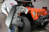 Kentrol/Fishbone Offroad 2007-2018 Wrangler Aluminum Tube Fenders Black Textured Powder Coat