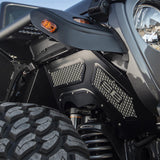Front Aluminum Inner Fender Liner Pair - Black (18+ JL/JLU)
