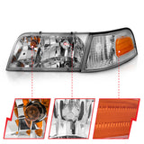 ANZO USA - Crystal Headlights - 121556