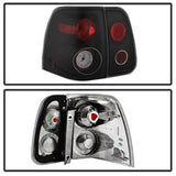 Spyder Euro Style Tail Lights - Black (5005946) - image 2
