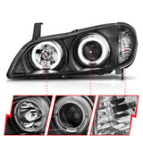 ANZO USA - Projector Headlight Set w/Halo - 121077