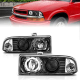 ANZO USA - Projector Headlight Set w/Halo - 111015