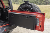 Tailgate Lockbox - '18-26 Wrangler JL (Standard Panel; Black) — 8" (TFY349-01-A)