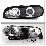 Spyder Projector Headlights - LED Halo - Black (5009234) - image 3