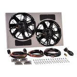 Derale Powerpack - Brushless Dual 12" RAD Fan/Alum Shroud Kit w/ PWM Controller (67938215) — view 7