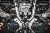 3in Cat-Back. Dual Rear Exit. T304. CF Tips (S51053CF)
