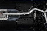 3in. Cat-Back. Dual Split Rear Exit. Quad Outlet.  Street Profile. T304