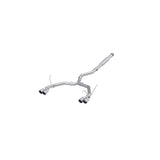 3in. Cat-Back. Dual Split Rear Exit. Quad Outlet. Race Version. T304