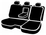 FIA TRS40 Series - Wrangler Solid Saddle Blanket Custom Fit Seat Covers (TRS4249GRAY)
