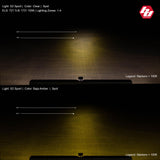 S2 Sport Black Flush Mount LED Light Pod (Spot; Baja Amber)