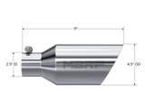 Exhaust Tail Pipe Tip. T304 Stainless Steel.
