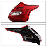 Spyder LED Tail Lights - Red Clear (5085153) - image 3
