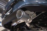 MBRP 2.5in Axle-Back, Single Rear, T304, CF, Race.