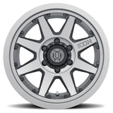 Icon Vehicle Dynamics 17 Rebound PRO Wheels Size 17X8.5 Finish Titanium Bolt Pattern 5 x 5 Backspace 4.5 Offset 6mm