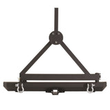 SRC Classic Rear Bumper W/ D-Rings, Hitch & Tire Carrier