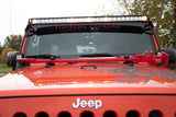 Kentrol/Fishbone Offroad 2007+ Wrangler/2020+ Gladiator Hilift Jack Hood Mount Black Textured Powder Coat Stainless Stee