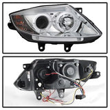 Spyder Projector Headlights - LED Halo - Chrome (5029089) - image 3