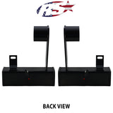2020-Current Chevy GMC 2500 3500 Hitch Bar Reverse 7in LED Flood Lighting Heavy Duty Bolt-On Street Series Kit and Dual 