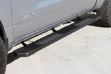 Raptor Series 6" OEM Style Running Boards Black Textured Aluminum - 1702-0602BT