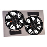 Derale Powerpack - Brushless Dual 12" RAD Fan/Alum Shroud Kit w/ PWM Controller (67938215)