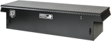 Highway Product 70 X 16 X 20 SINGLE LID TOOL BOX WITH SMOOTH BLACK BASE, BLACK DIAMOND PLATE LID - 3213-003-BK62