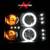 ANZO USA - Projector Headlight Set w/Halo - 111125
