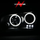 ANZO USA - Projector Headlight Set w/Halo - 121218