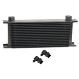 Derale 16 Row Series 10000 Stack Plate Oil Fluid Cooler, 90 degree swivel -6AN - image 2