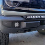 Squadron Sport Fog Pocket Kit - '19-23 Ranger; '21-25 Bronco w/ OE Plastic Bumper (Wide Cornering; Clear)