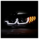 Spyder Projector Headlights - DRL U-Shape - Black - image 8