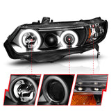 ANZO USA - Projector Headlight Set w/Halo - 121062