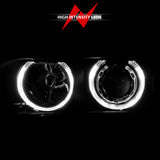 ANZO USA - Projector Headlight Set w/Halo - 121017