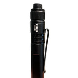 3-Mode Rechargeable LED 350-Lumen Mechanics Pencil Flashlight with 4x Zoom Projector Lens Race Sport Lighting
