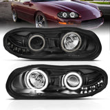 ANZO USA - Projector Headlight Set w/Halo - 121160