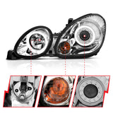 ANZO USA - Projector Headlight Set w/Halo - 121143