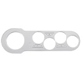 DIRECT FIT DASH KIT, CHEVY CAR 53-54, MPH/FUEL/OILP/WTMP/BAT, AB