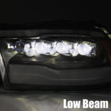 AlphaRex LED Projector Headlights Plank Style Design Gloss Black - 880590 - image 3