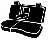 FIA TRS40 Series - Wrangler Solid Saddle Blanket Custom Fit Seat Covers (TRS4292GRAY)