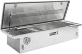 Highway Product 70 X 13.5 X 20 LOW PROFILE TOOL BOX WITH DIAMOND PLATE BASE, DIAMOND PLATE LID - 3322-002